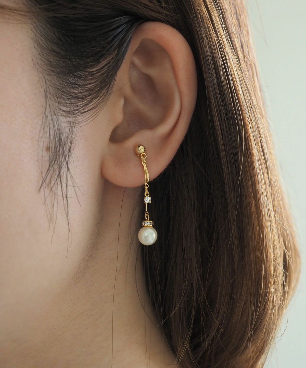 スイングパールステンレスイヤリング