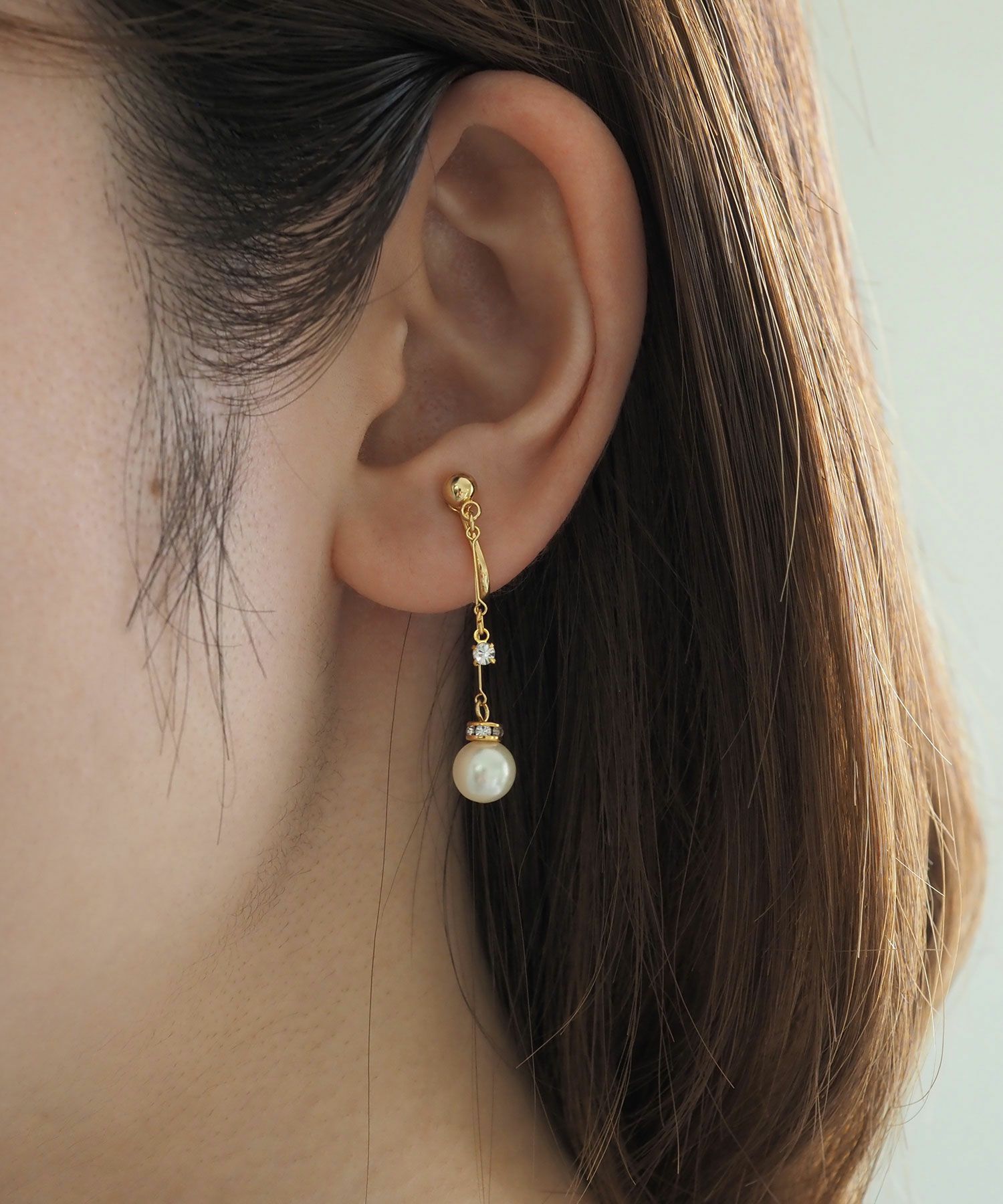 スイングパールステンレスイヤリング