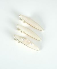 ローズパールエポミニヘアクリップ3Pセット