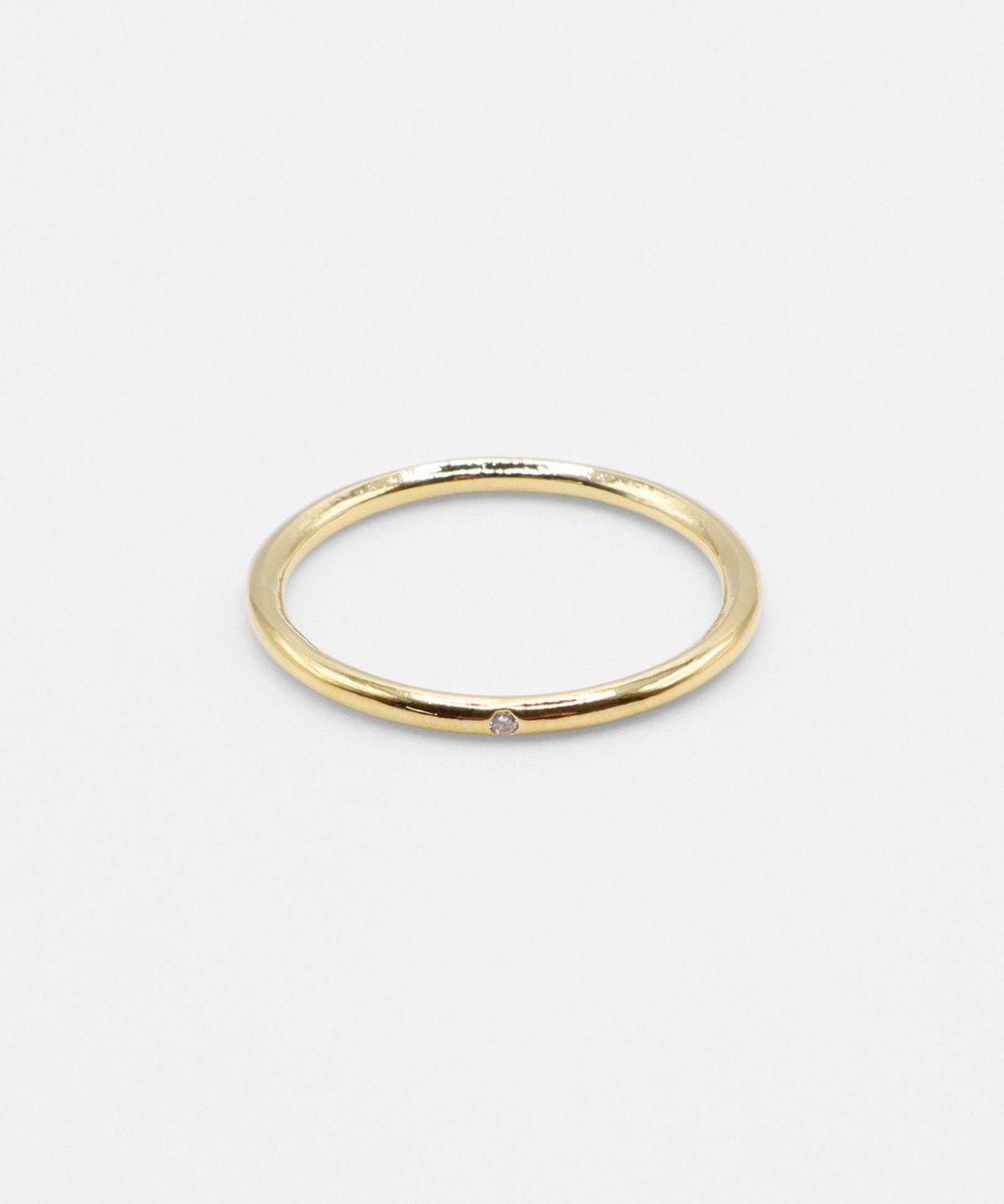 バイカラーメタルチェーンセットリング