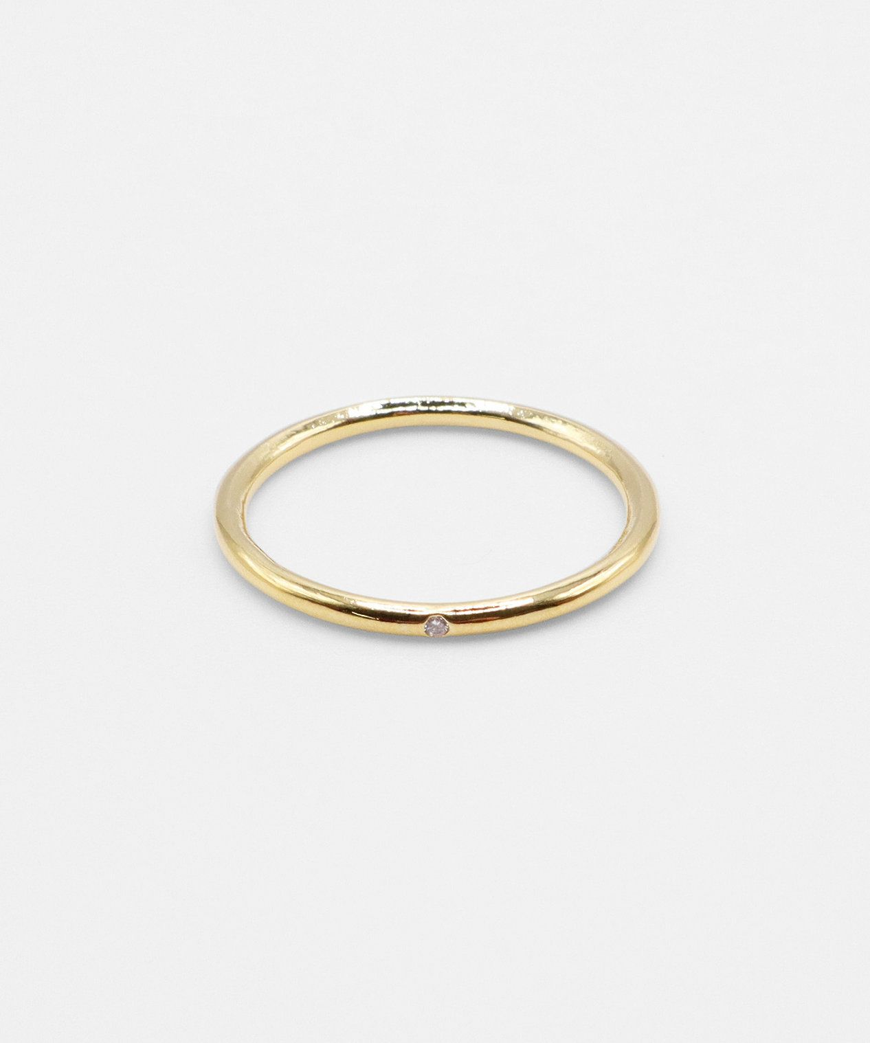 バイカラーメタルチェーンセットリング