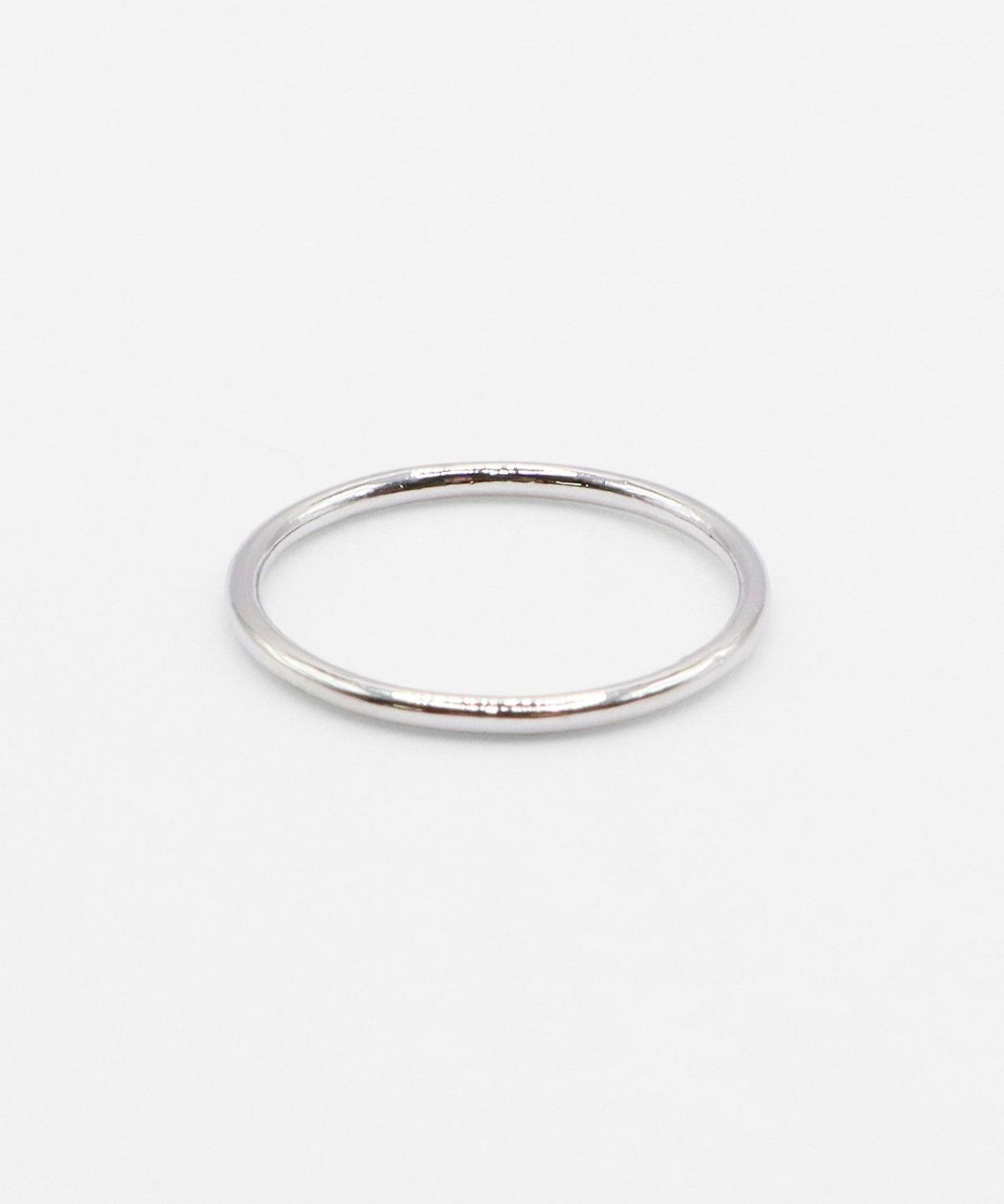 バイカラーシンプルストーンセットリング