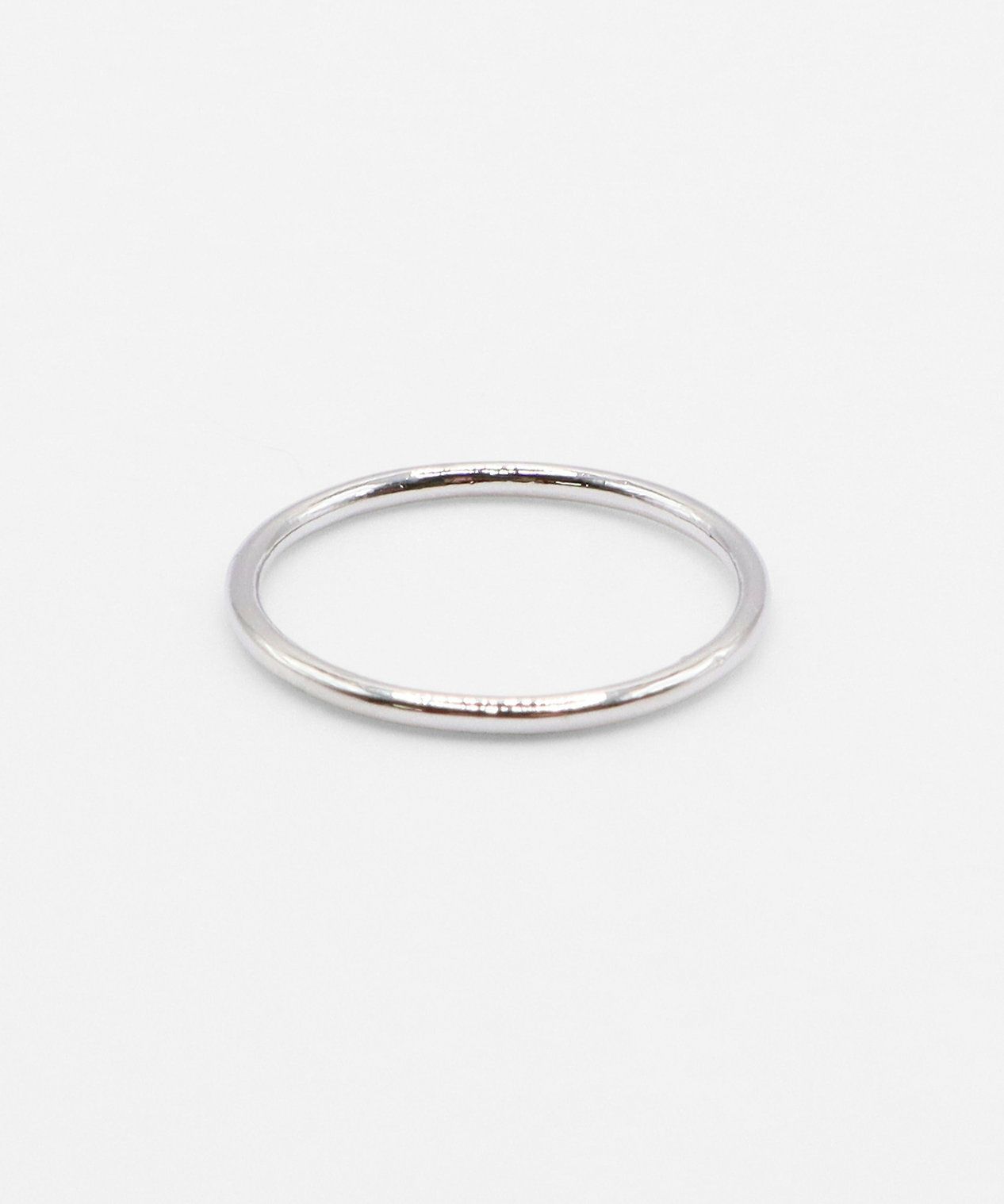 バイカラーシンプルストーンセットリング