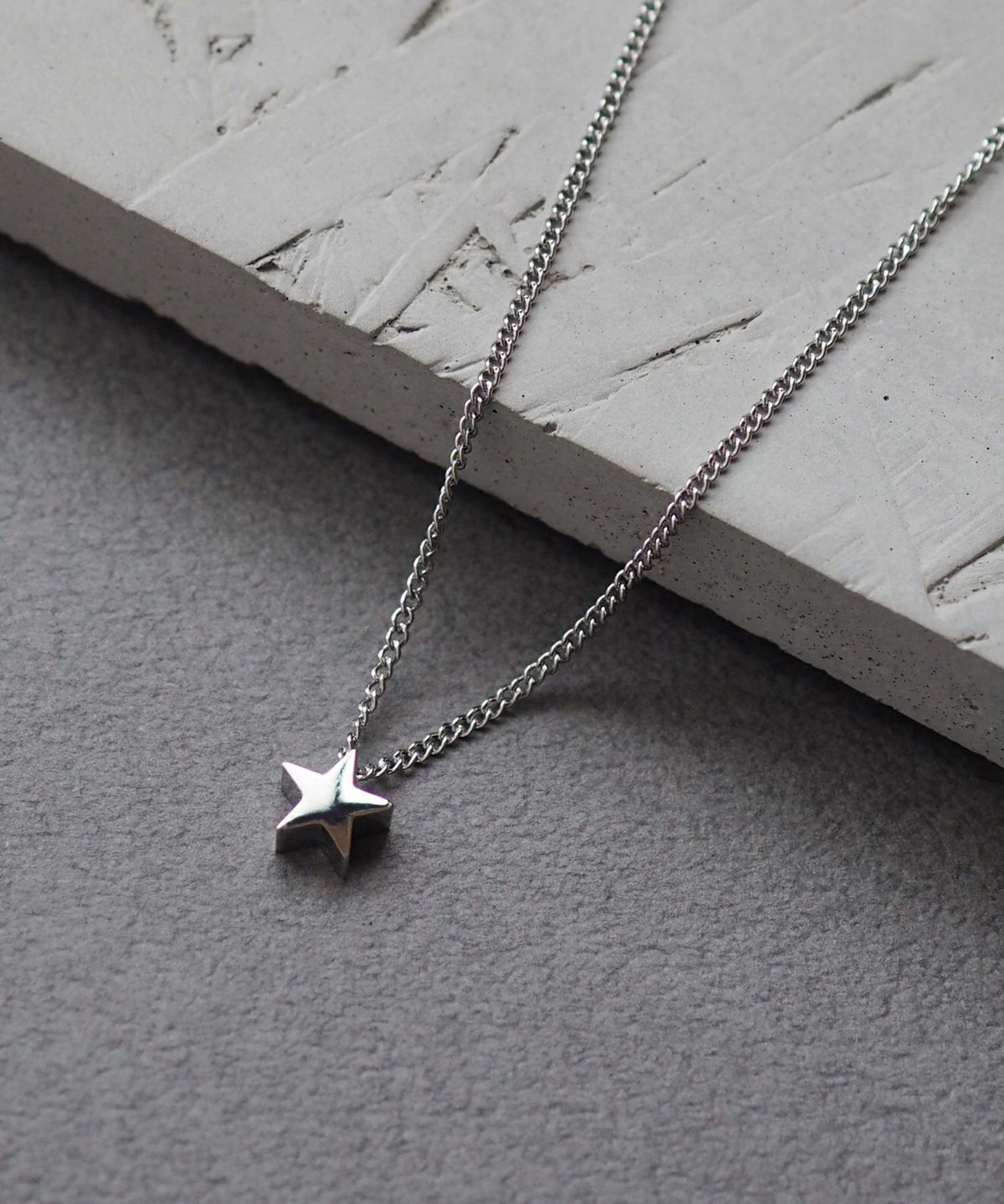 フラットスターステンレスプチペンダント