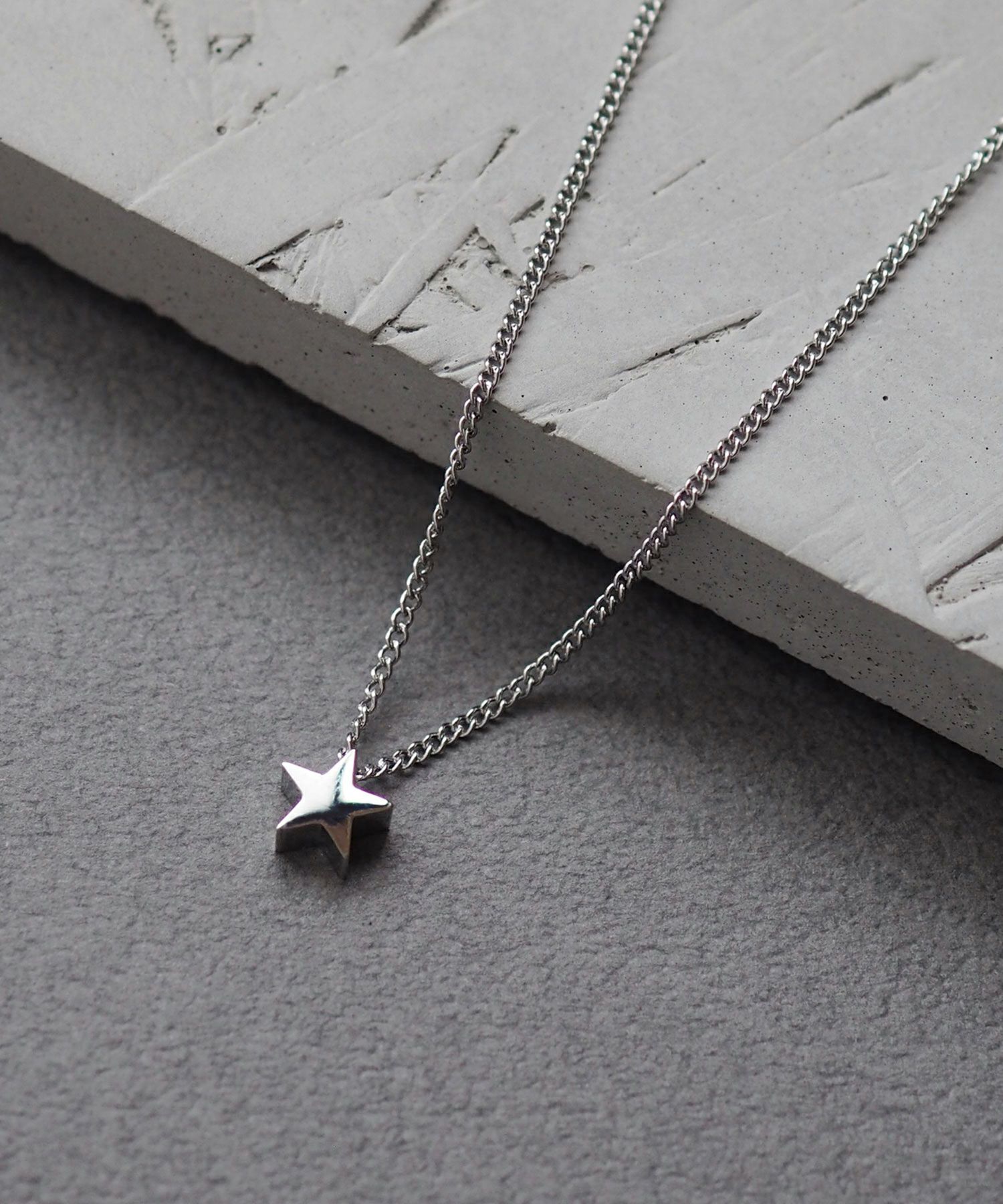 フラットスターステンレスプチペンダント