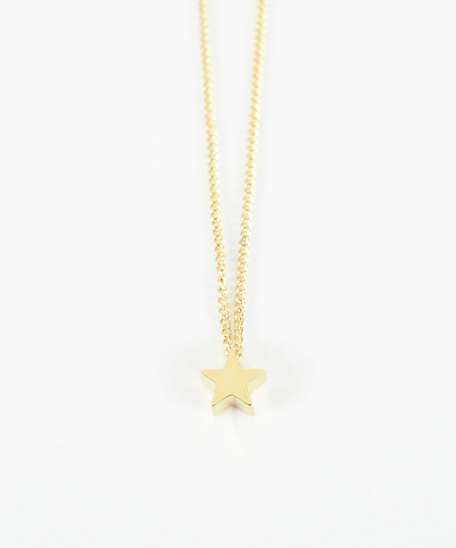 フラットスターステンレスプチペンダント