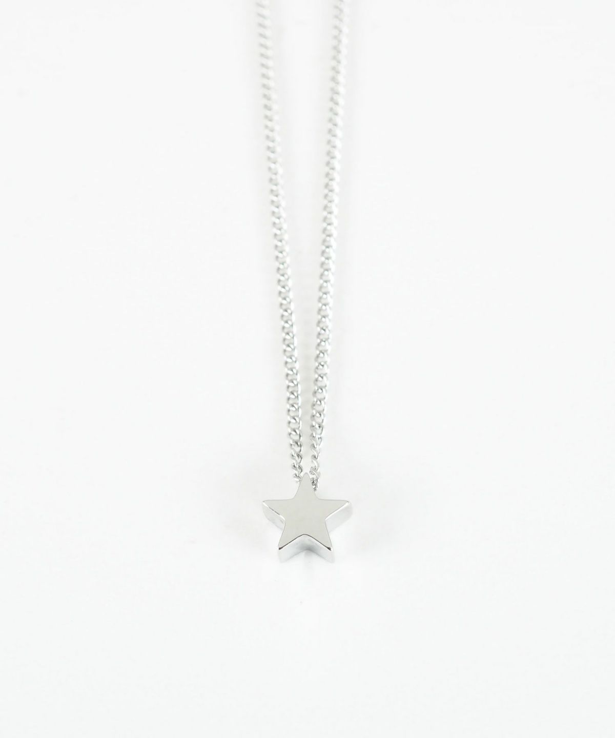 フラットスターステンレスプチペンダント