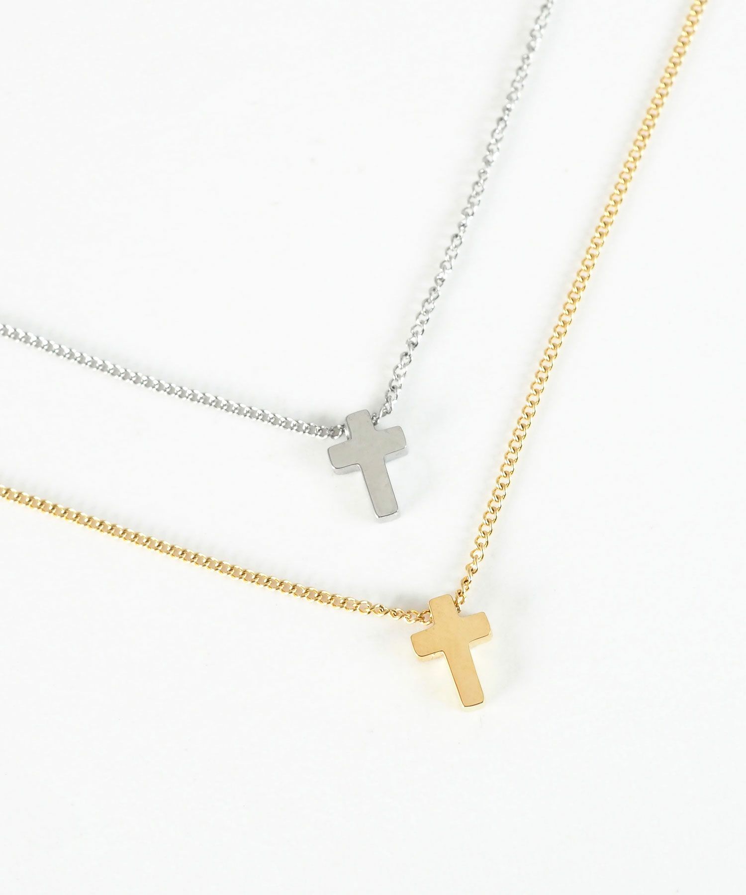 フラットクロスステンレスプチペンダント