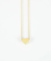 フラットハートステンレスプチペンダント