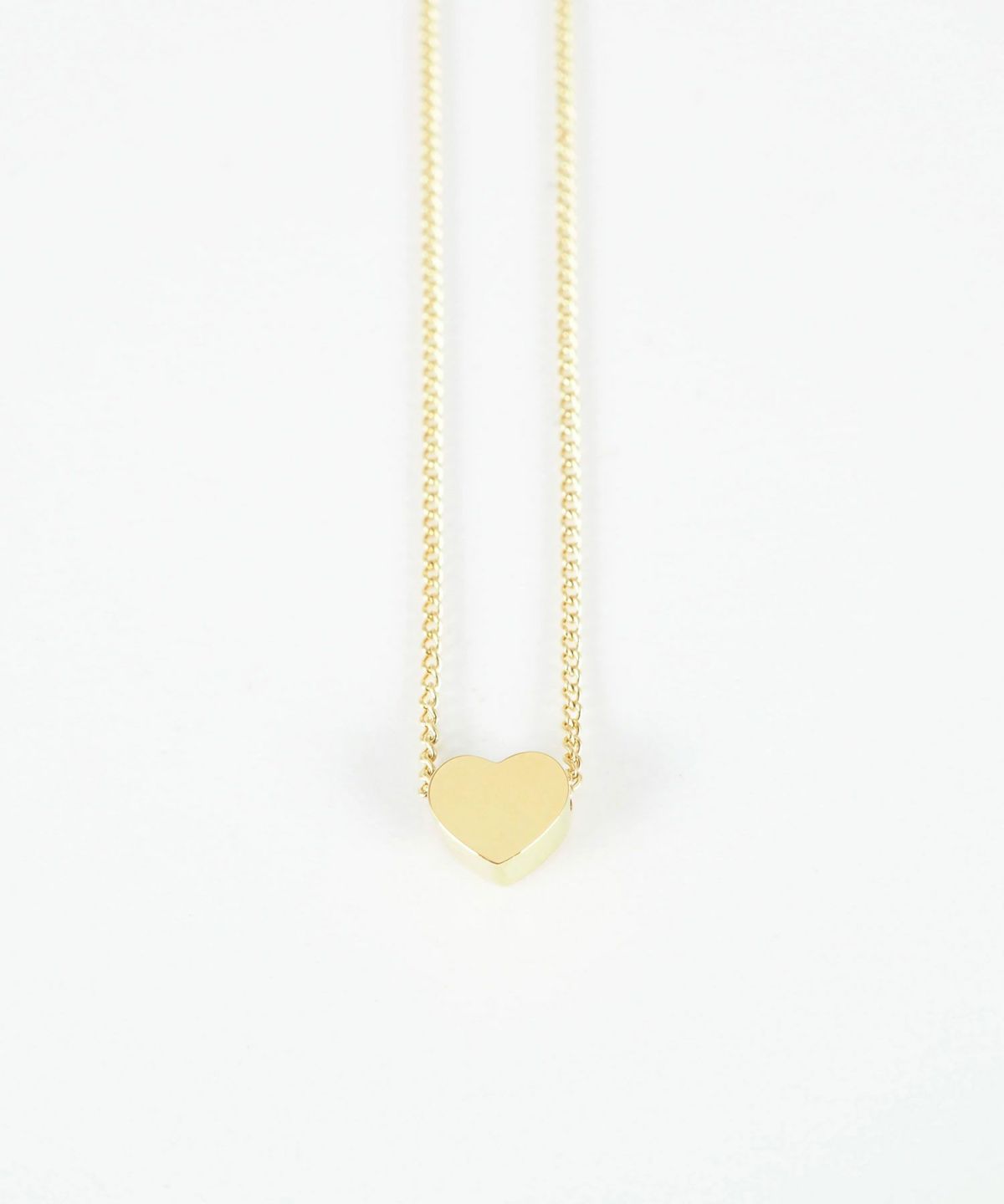 フラットハートステンレスプチペンダント