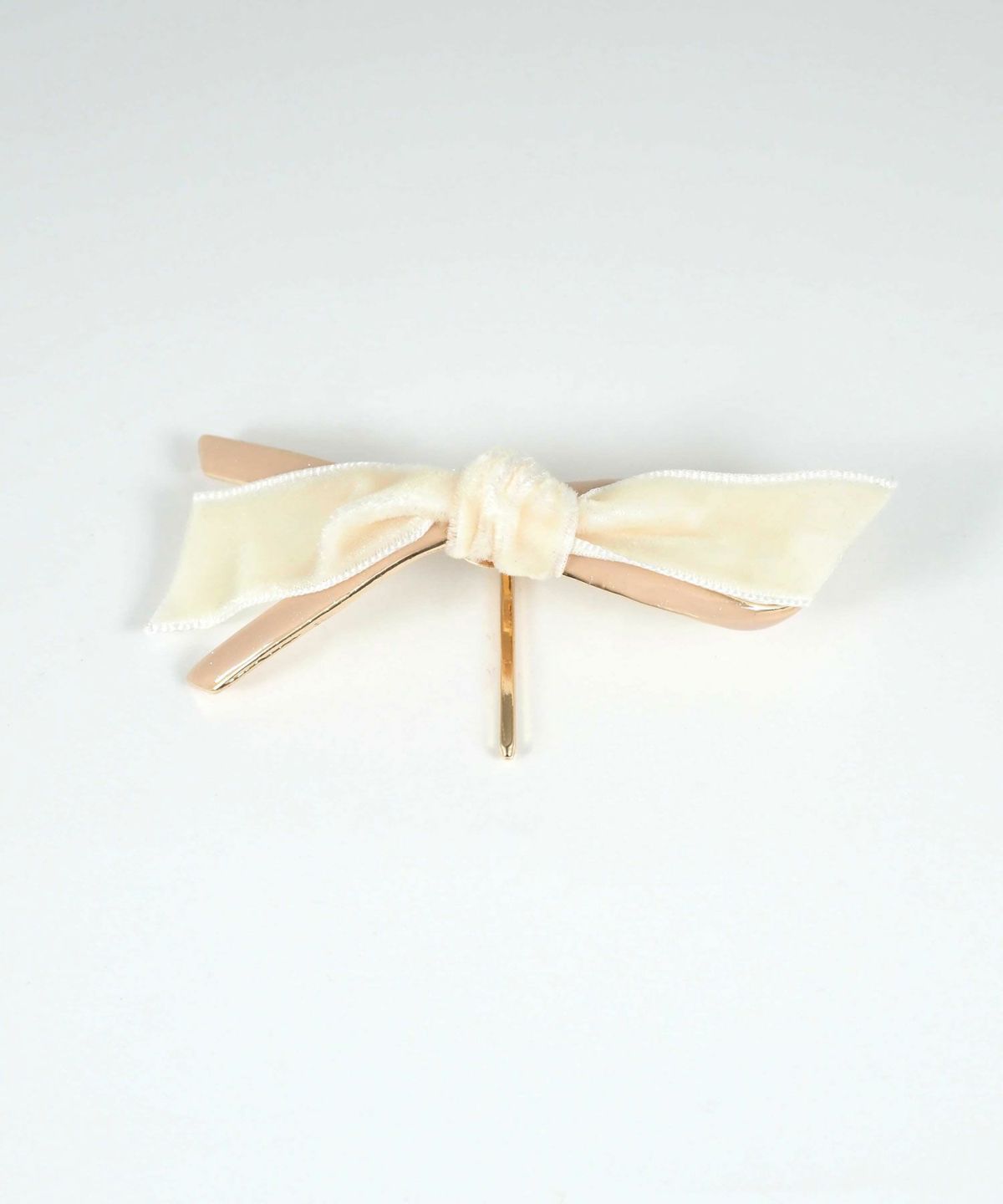 ミニベロアリボンラメポニーフック