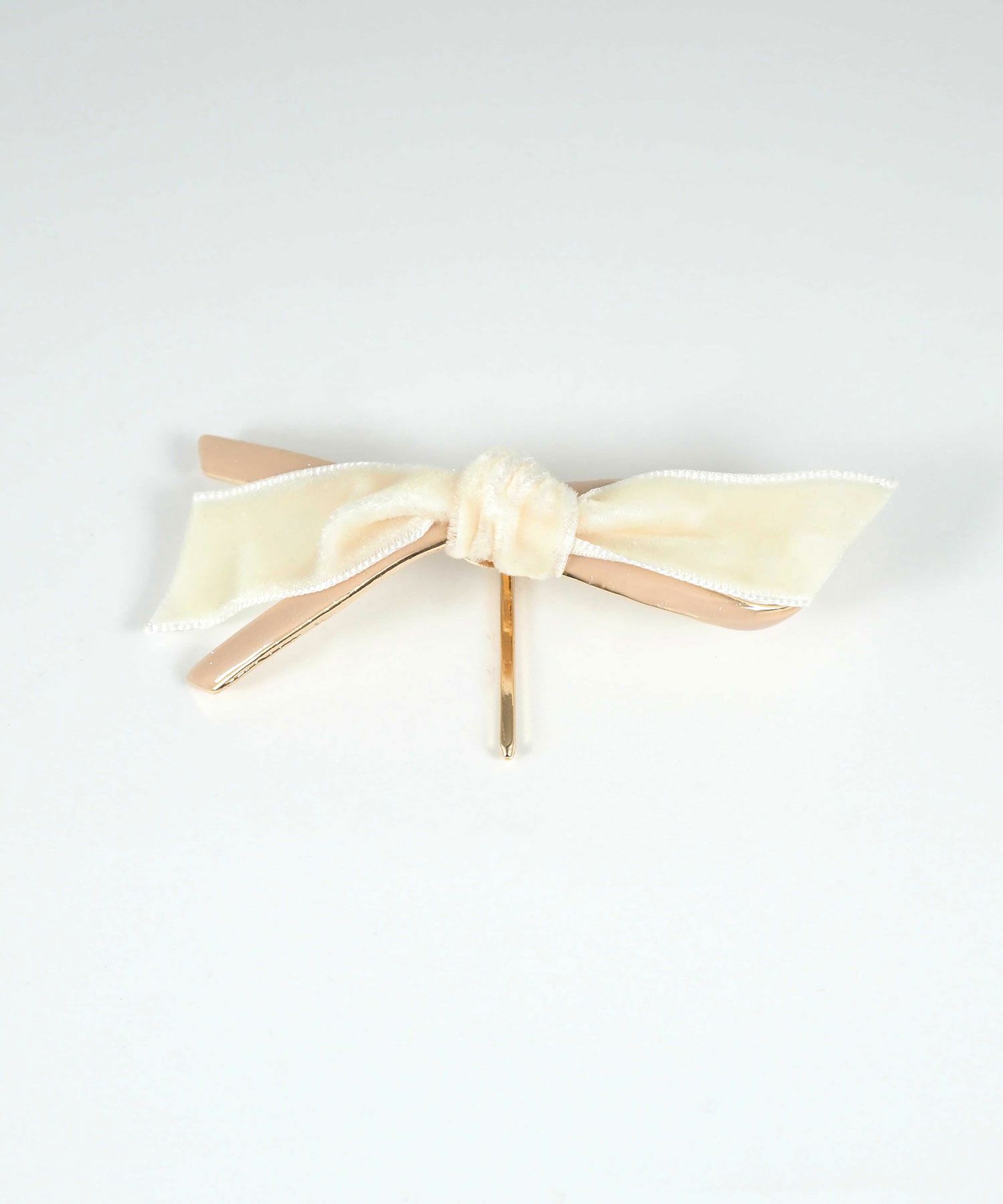 ミニベロアリボンラメポニーフック