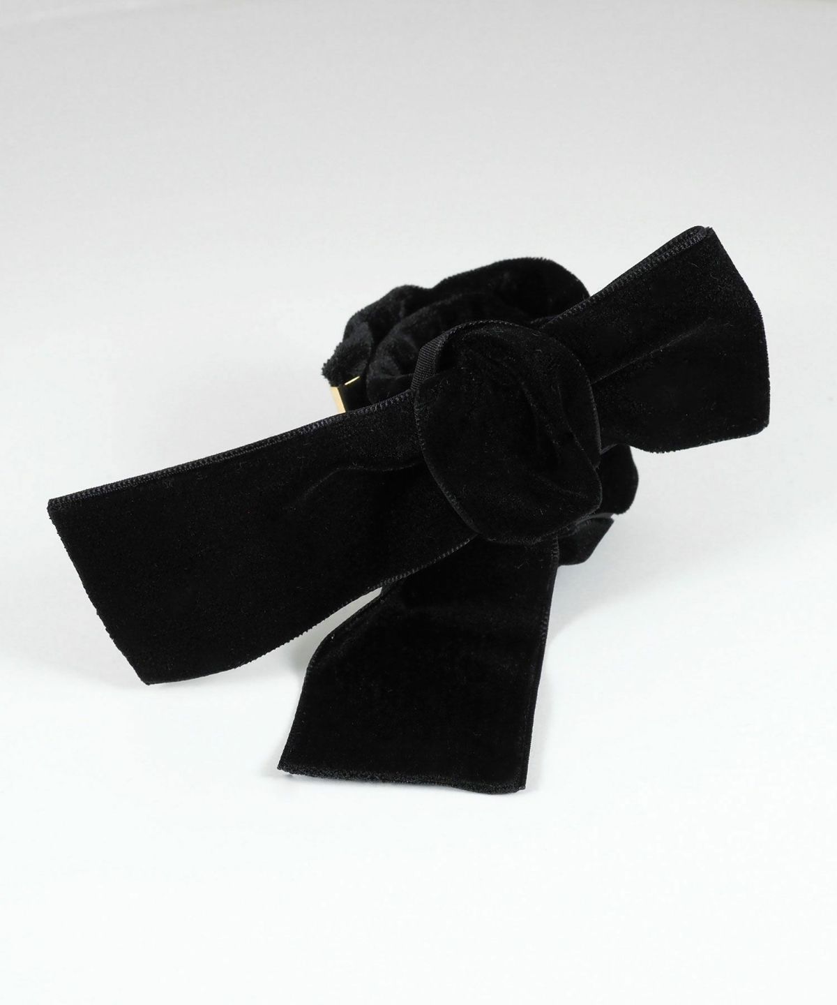 ベロアハーフリボンフック付きシュフィー