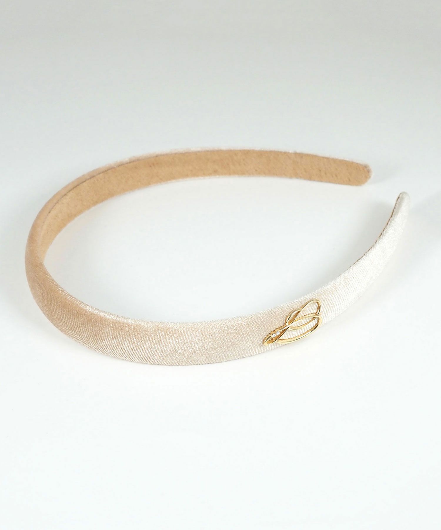 ベロアメタルポイントカチューシャ