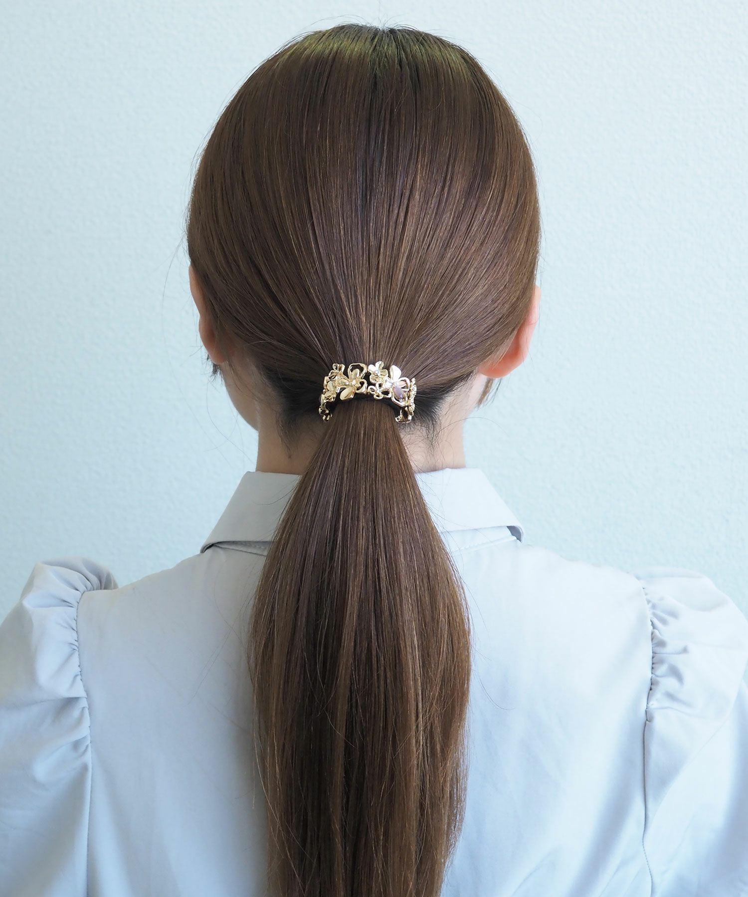 ミニロゴフラワーヘアリエル