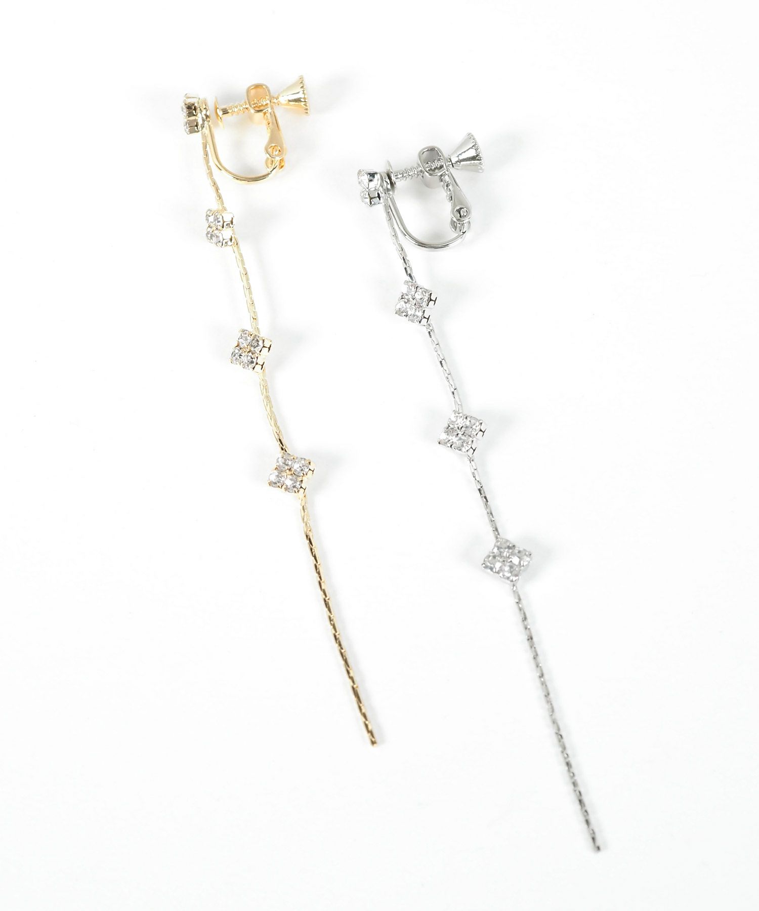 ダイヤストーンイヤリング