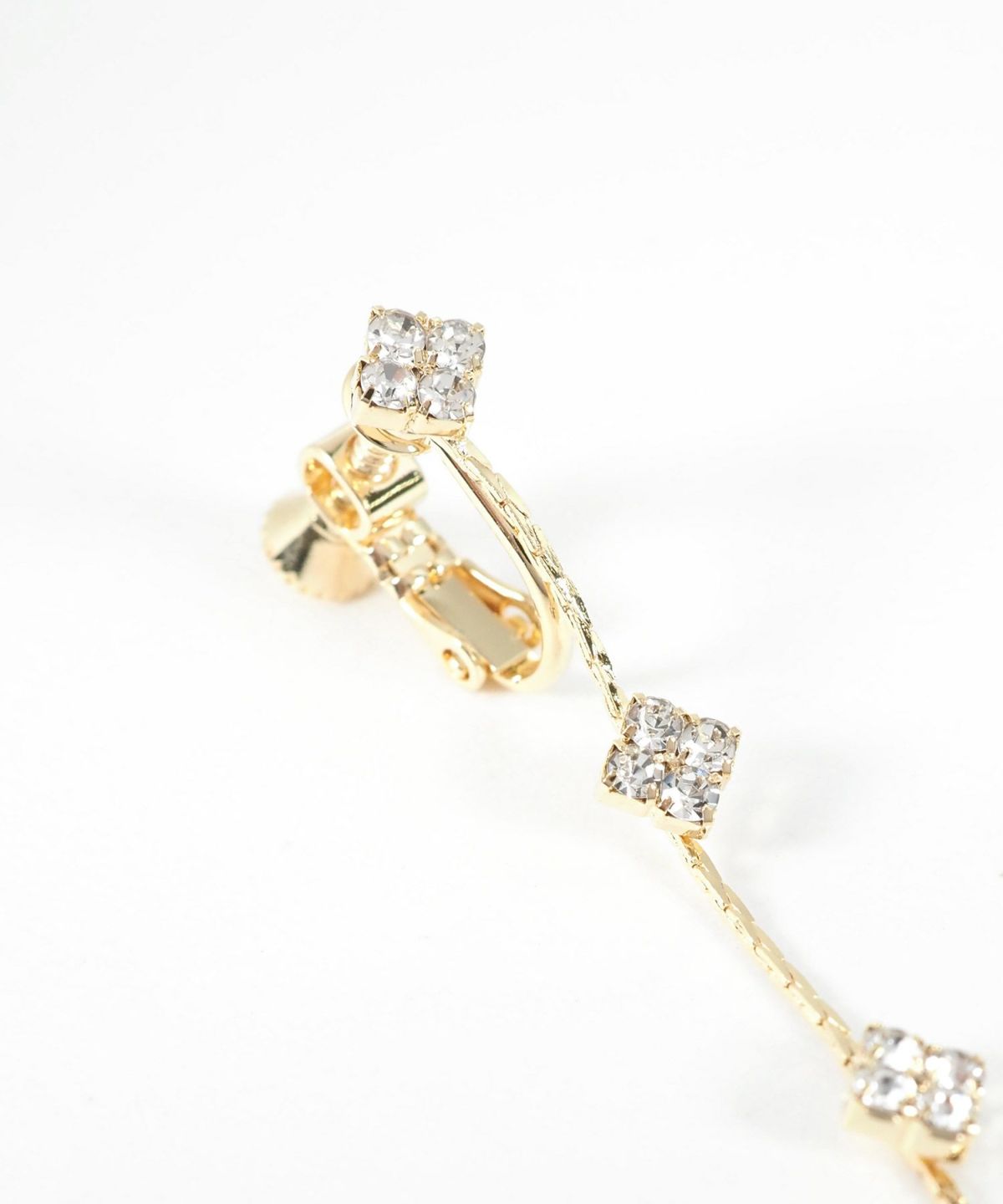 ダイヤストーンイヤリング