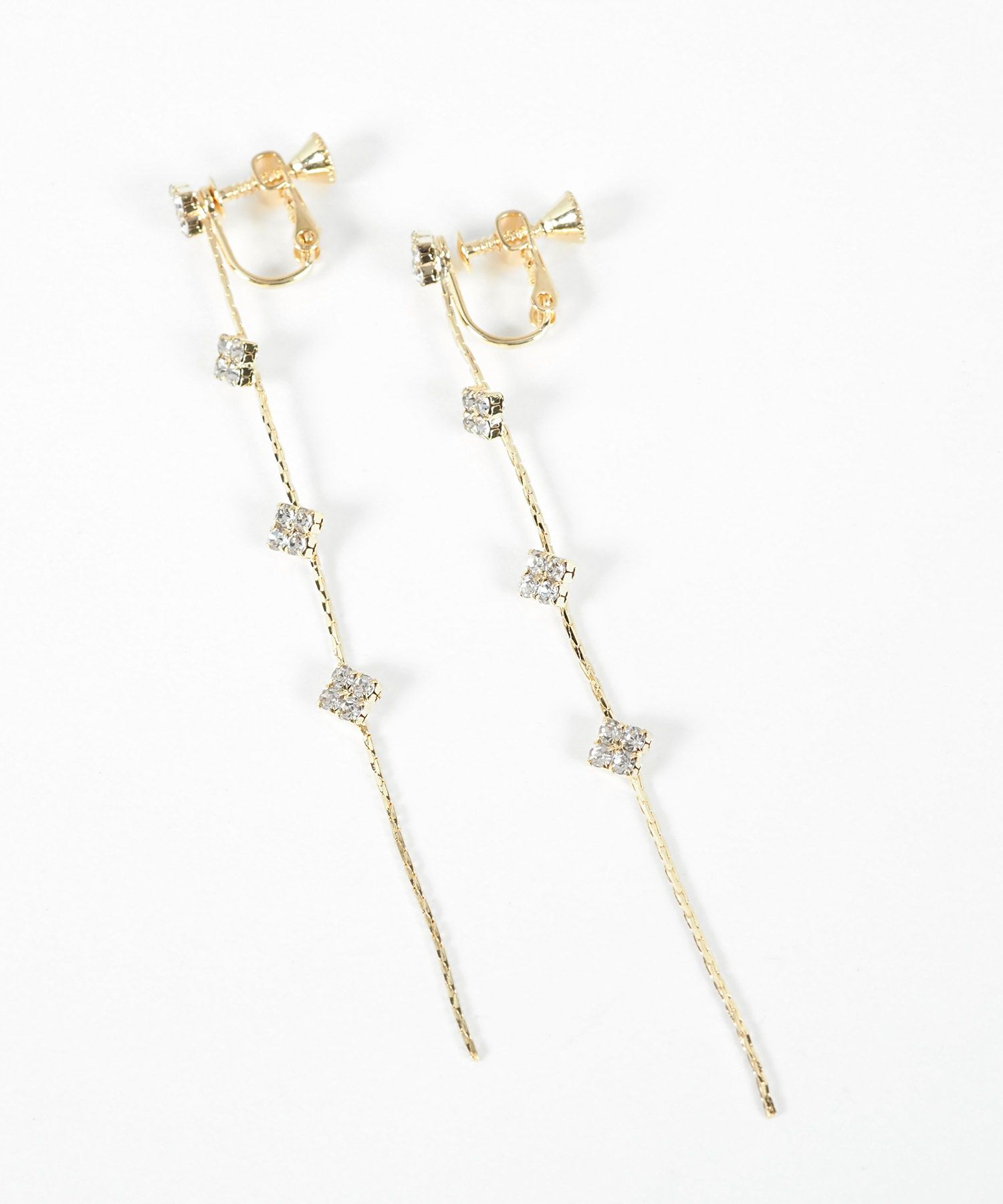 ダイヤストーンイヤリング