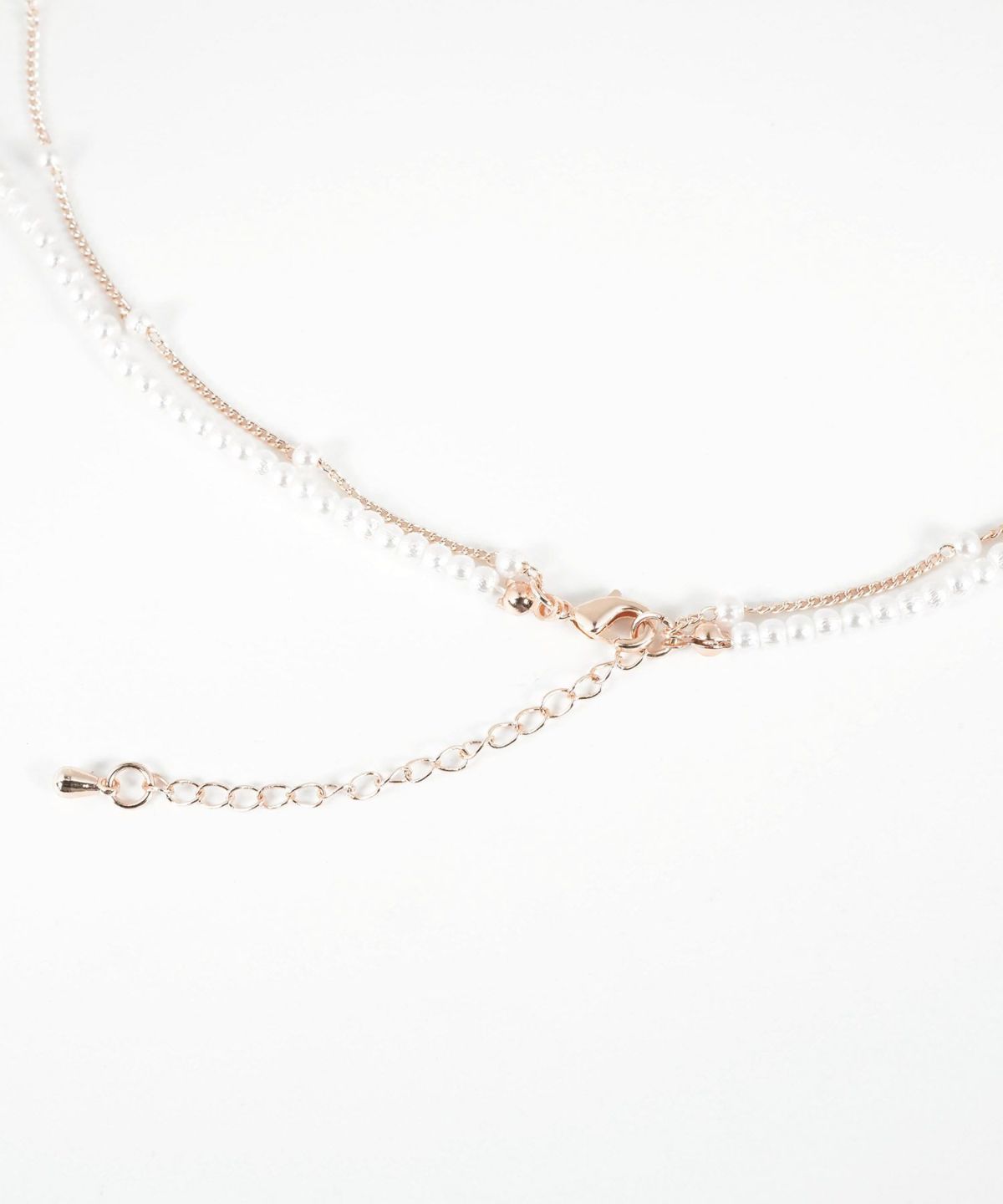 プチパール2連ネックレス