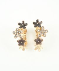 ４連フラワーIMFスプリングイヤリング