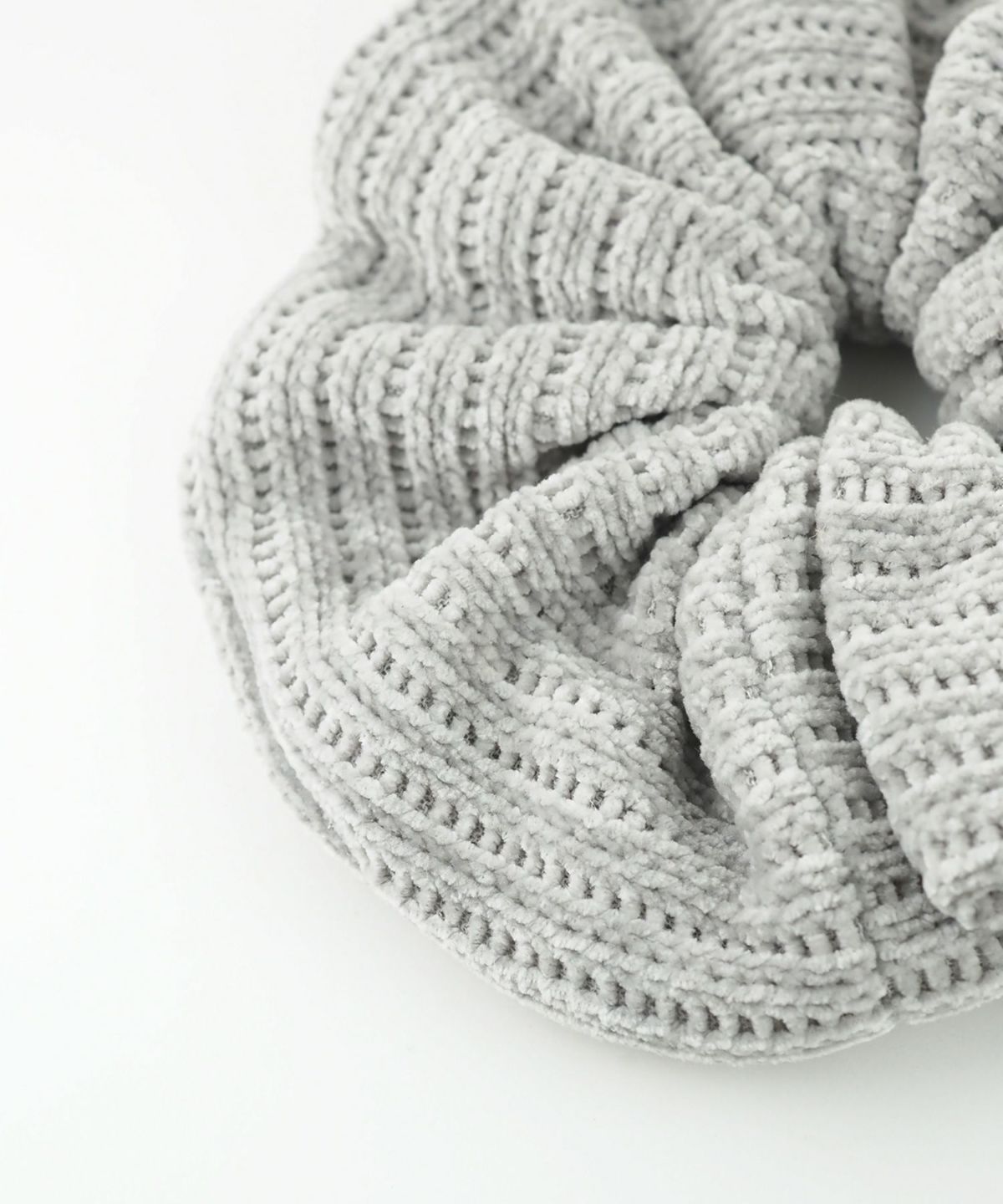 ナチュラルニットシュシュ