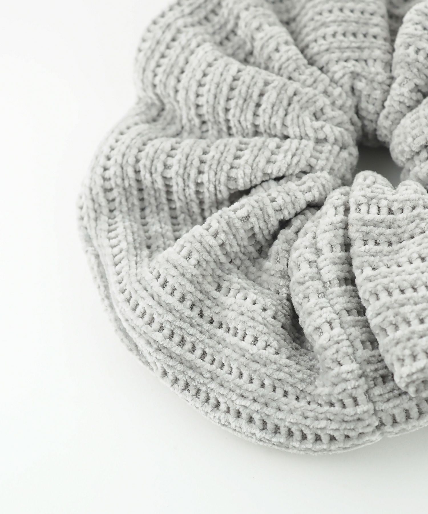 ナチュラルニットシュシュ