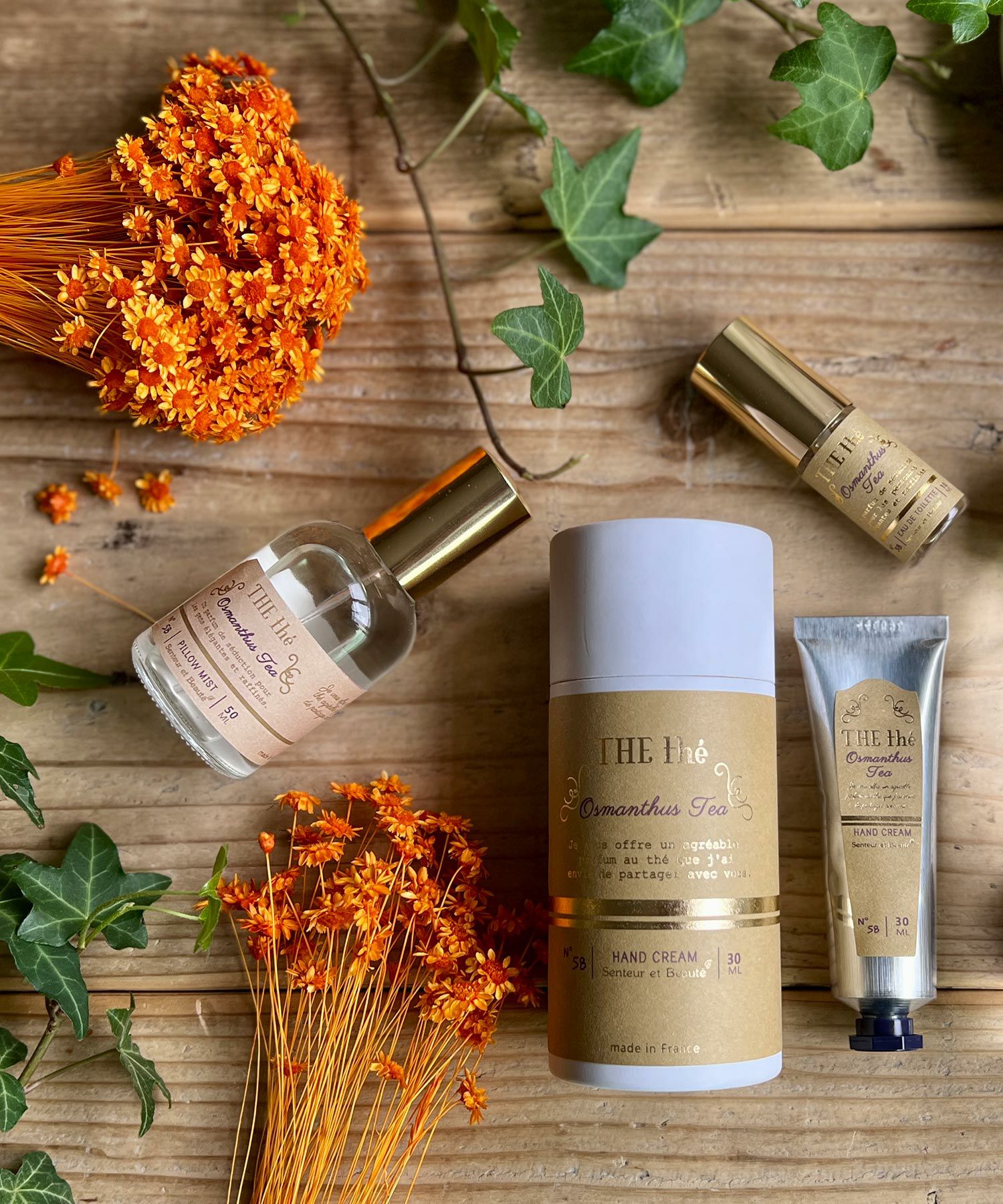 オスマンサスティー ハンドクリーム