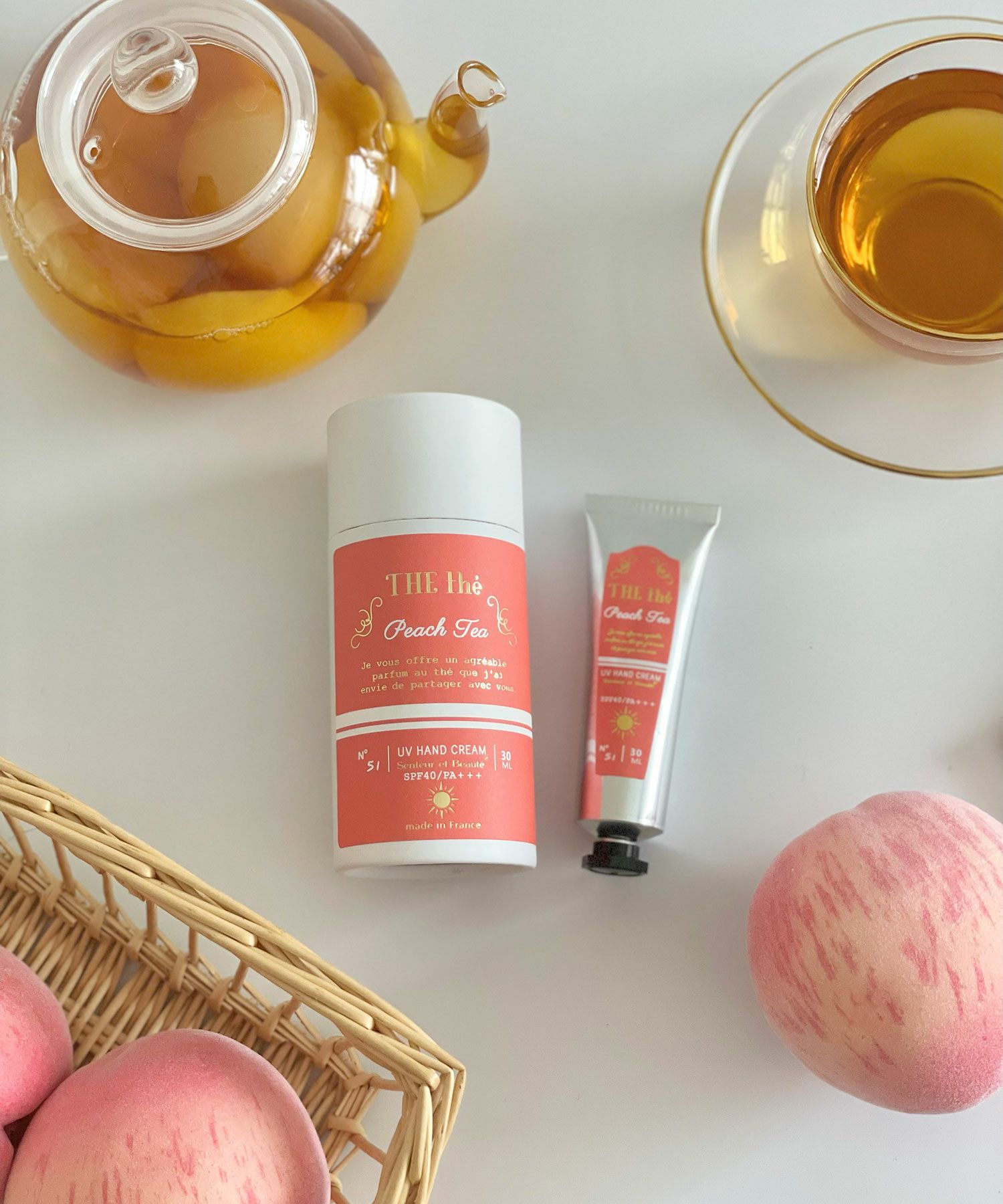 ピーチティー UVハンドクリーム