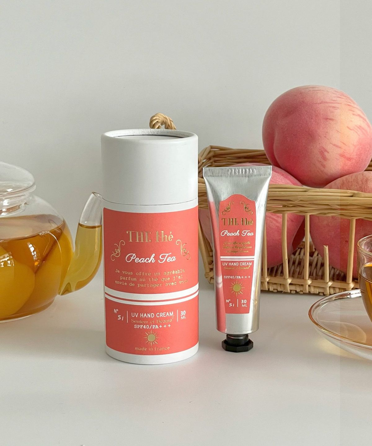 ピーチティー UVハンドクリーム