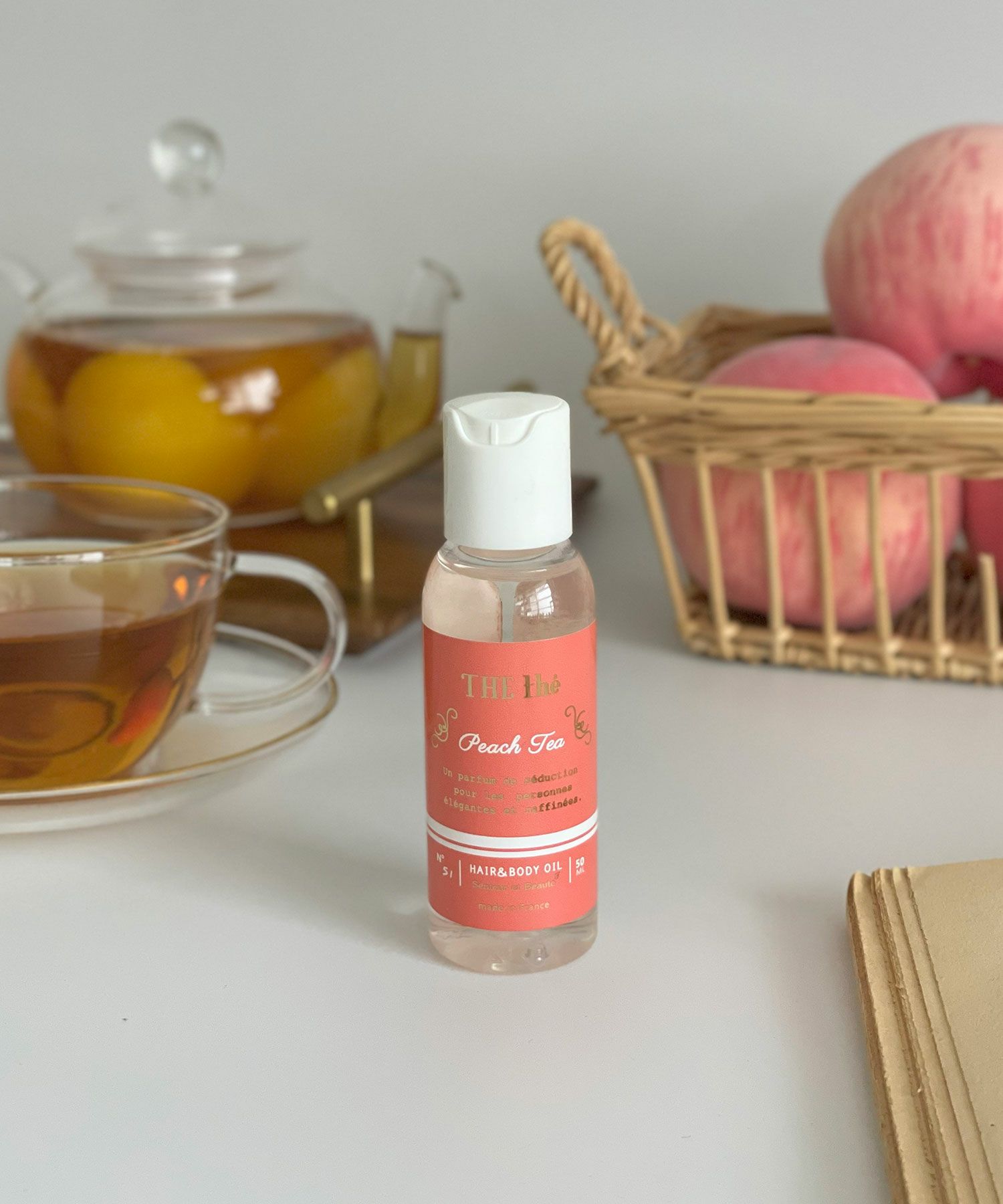 ピーチティー ヘア＆ボディオイル