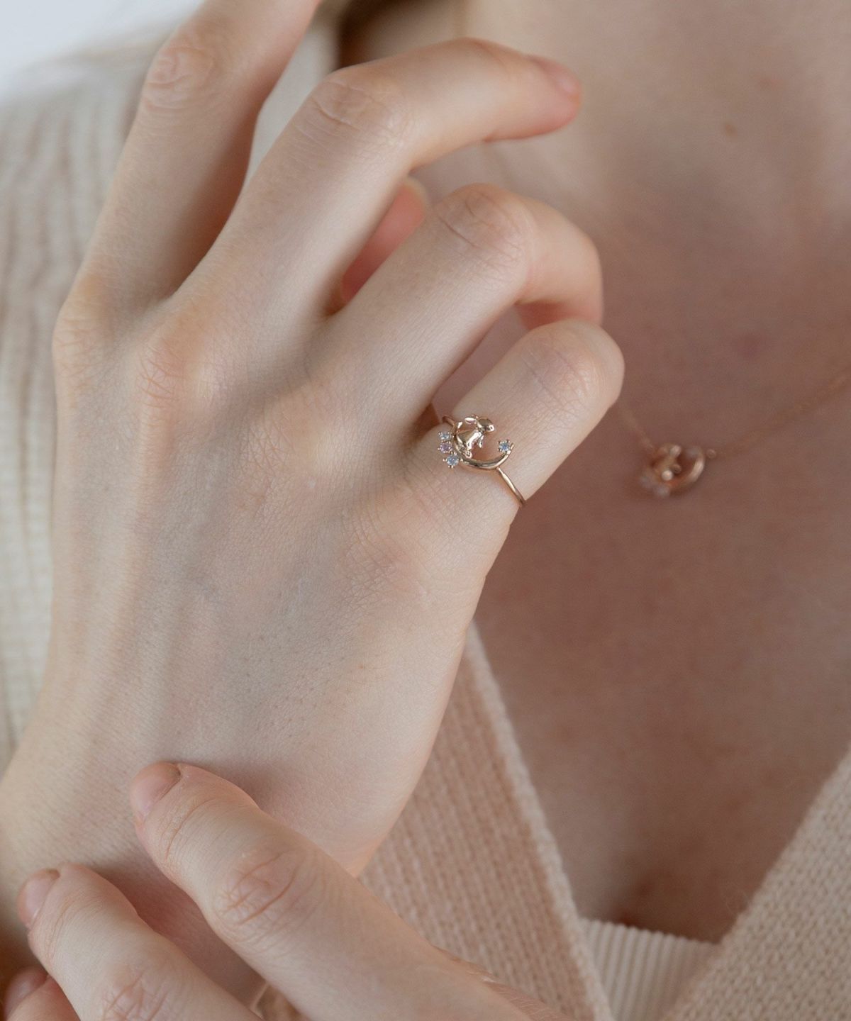 ルナラビットリング【MUK shady sophy】