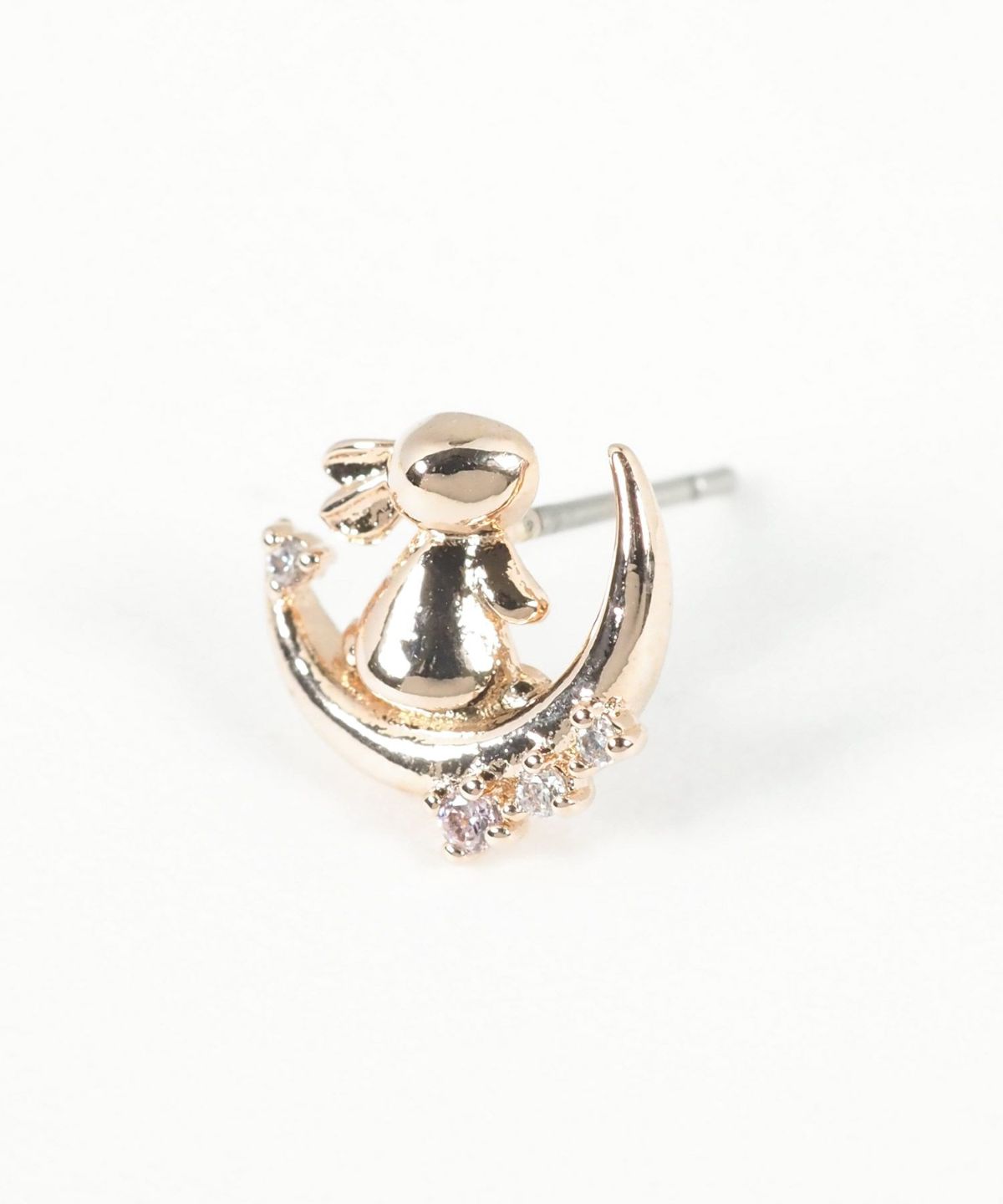 ルナラビットチタンポストピアス【MUK shady sophy】