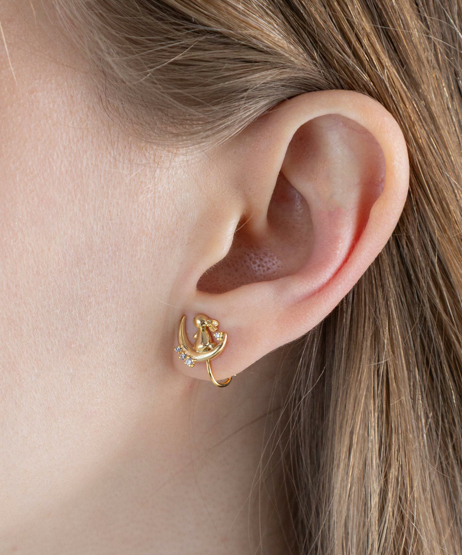 ルナラビットイヤリング【MUK shady sophy】