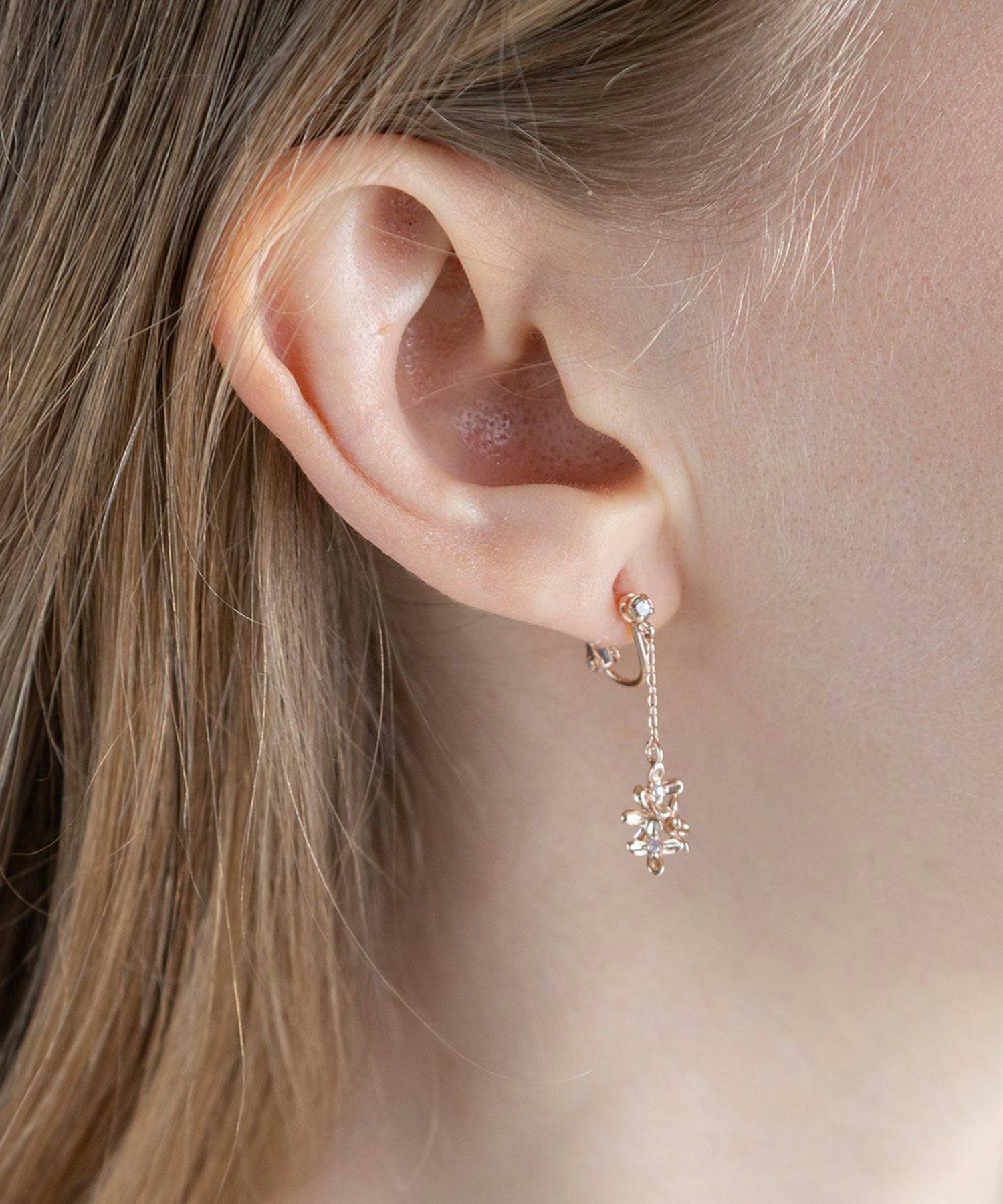 キンモクセイチェーンイヤリング【MUK shady sophy】