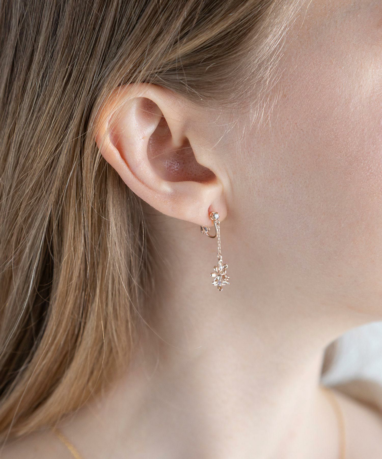 キンモクセイチェーンイヤリング【MUK shady sophy】