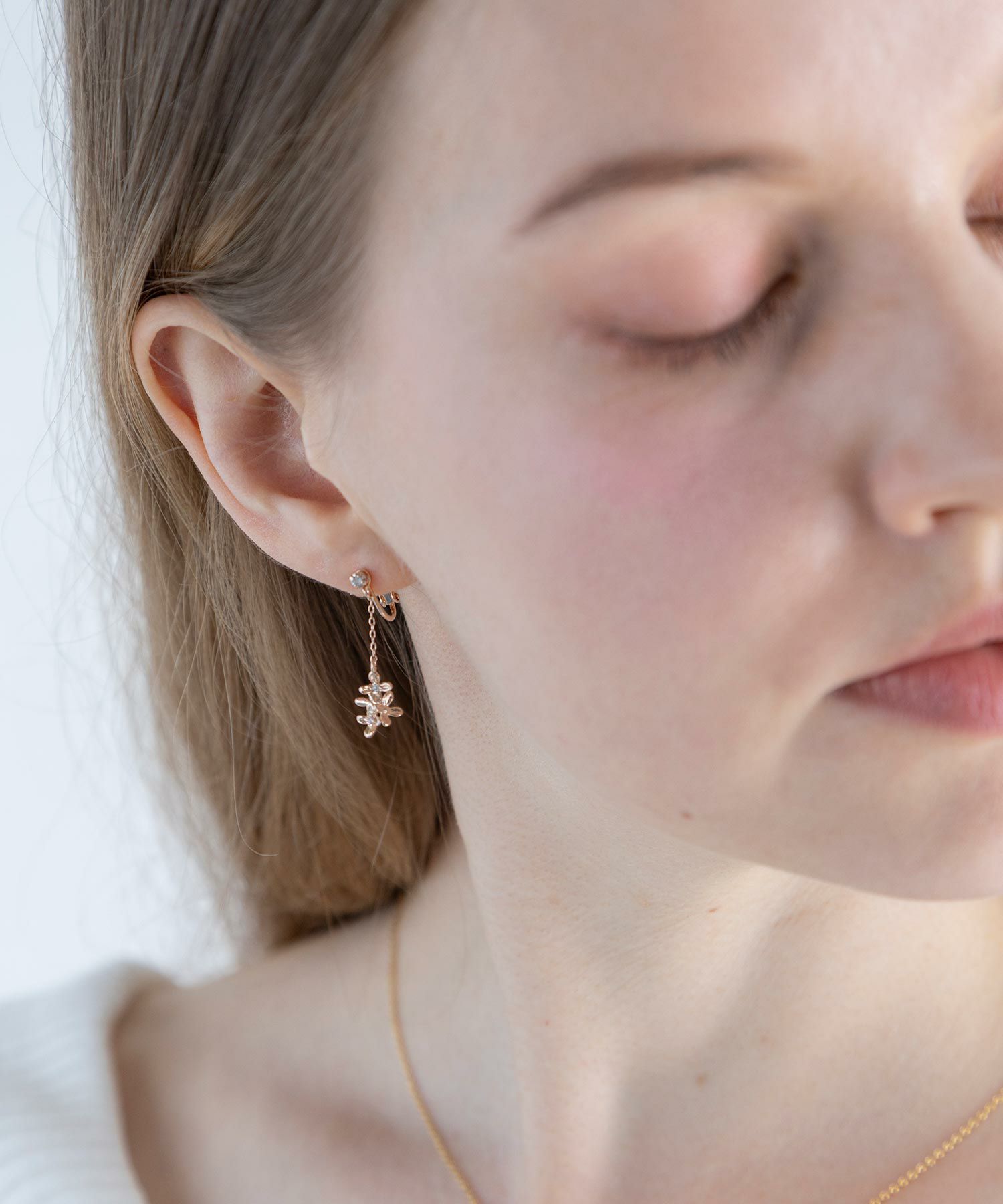 キンモクセイチェーンイヤリング【MUK shady sophy】 | 【公式】MUK