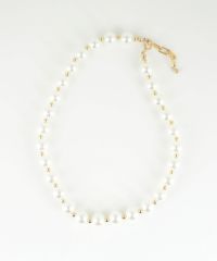 パール×メタルボールショートネックレス【MUK voyalibre】