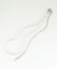 パール×メタルボールロングネックレス【MUK voyalibre】