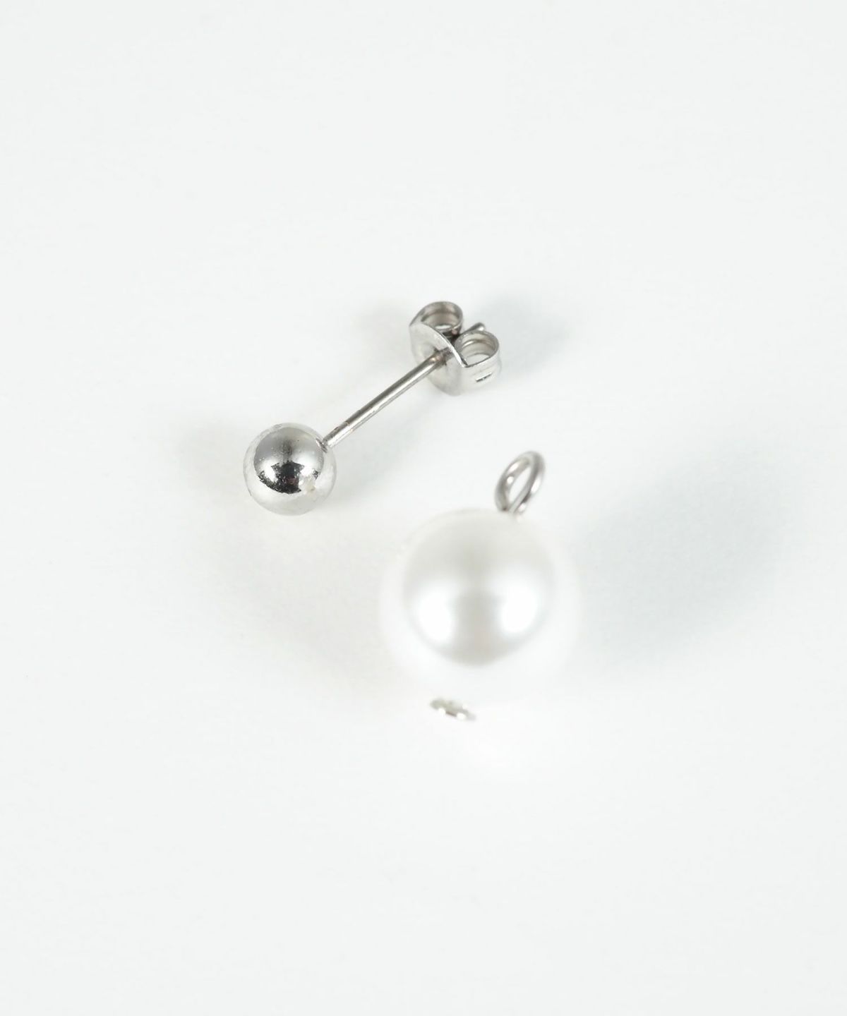 パール×メタルボールピアス【MUK voyalibre】
