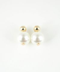 パール×メタルボールピアス【MUK voyalibre】