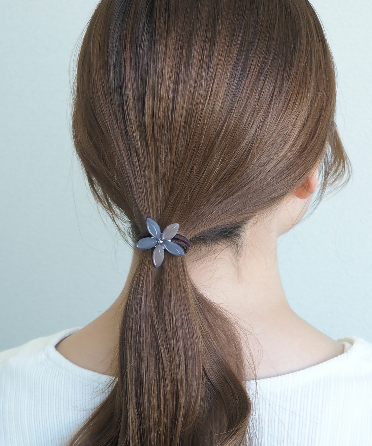 バイカラーフラワーポニー