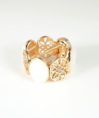 オーバルビジューレースへアリエル