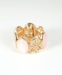 オーバルビジューレースへアリエル