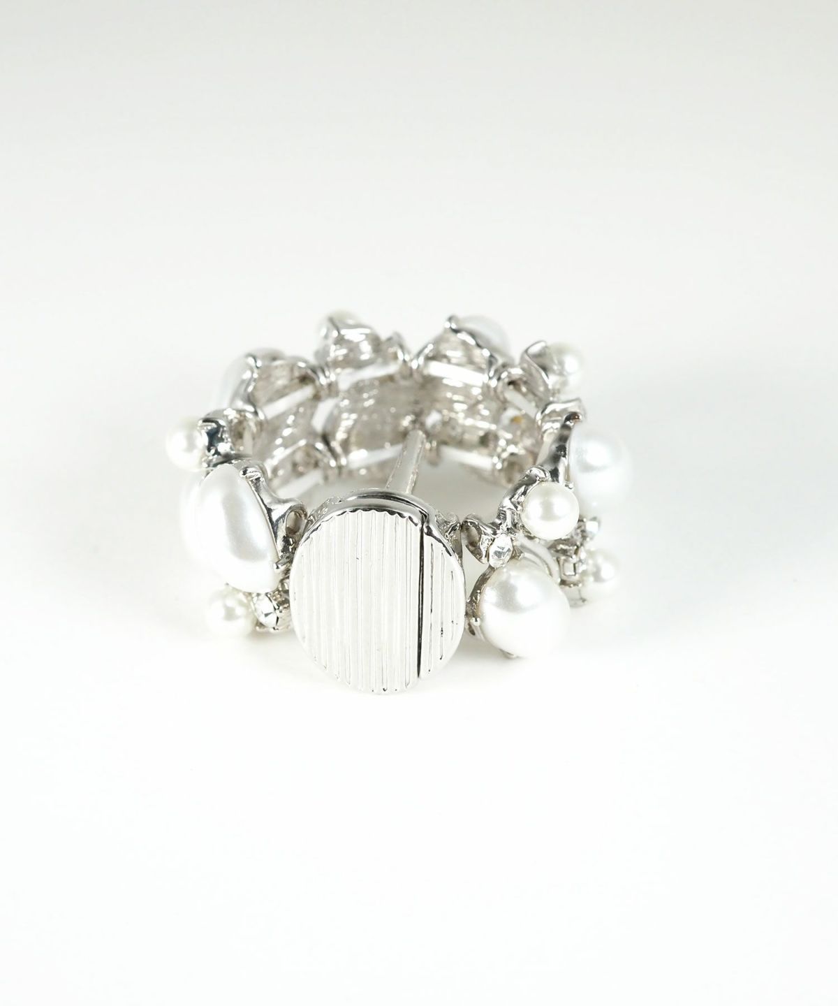 オーバルパールビジューミニへアリエル