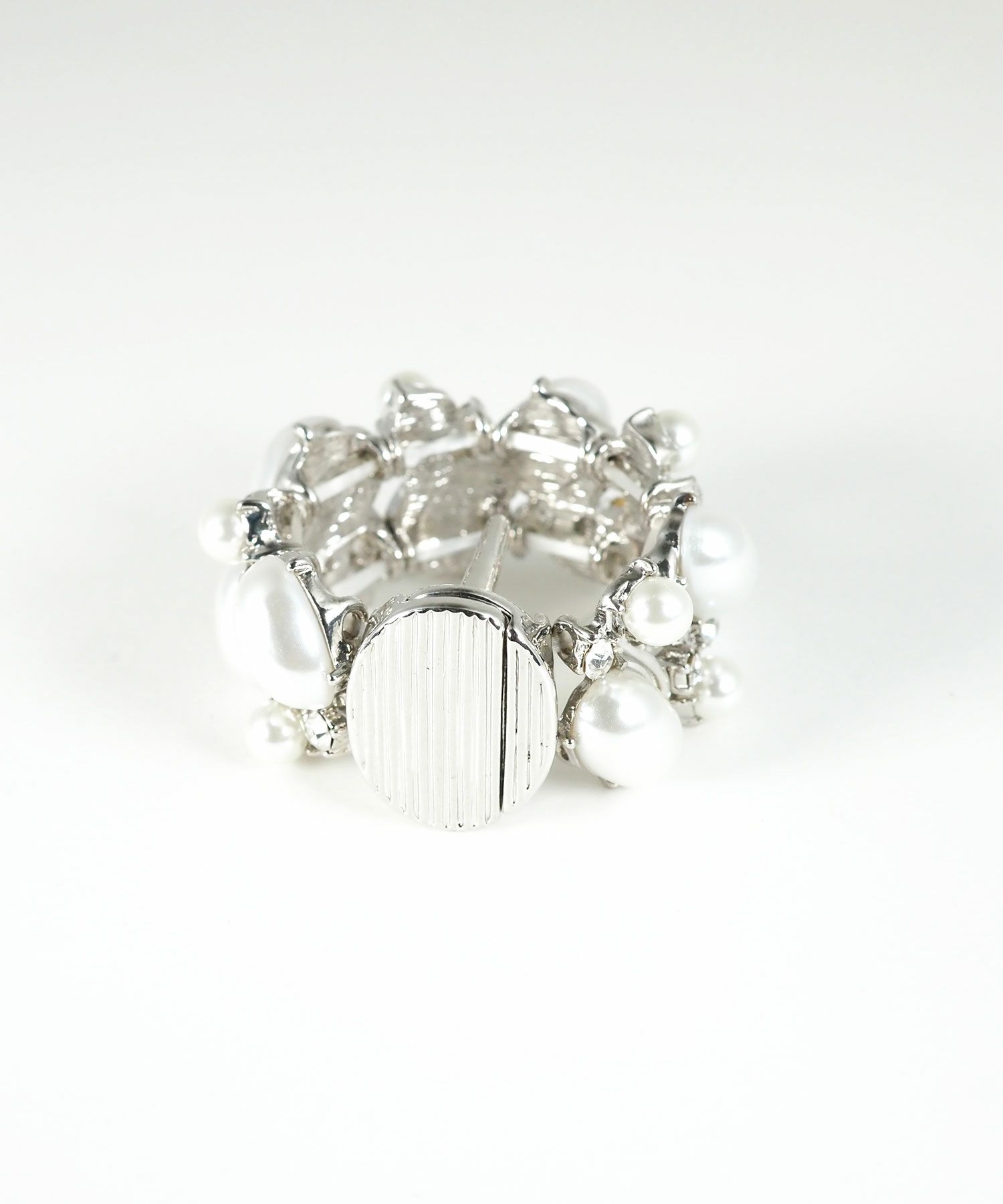 オーバルパールビジューミニへアリエル