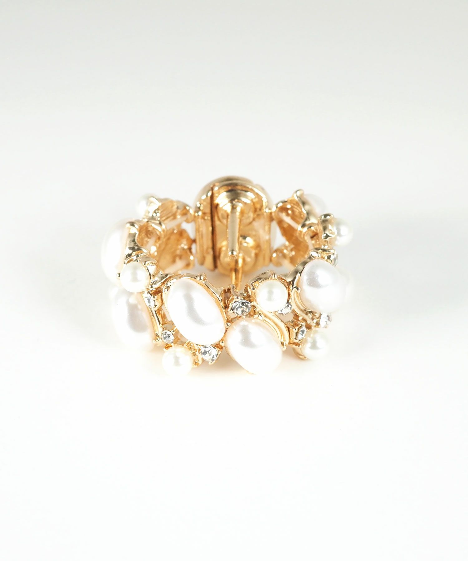 オーバルパールビジューミニへアリエル