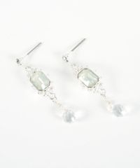 オーロラストーンピアス【Stella Aura】