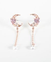 ルナハートチェーンピアス【Stella Aura】