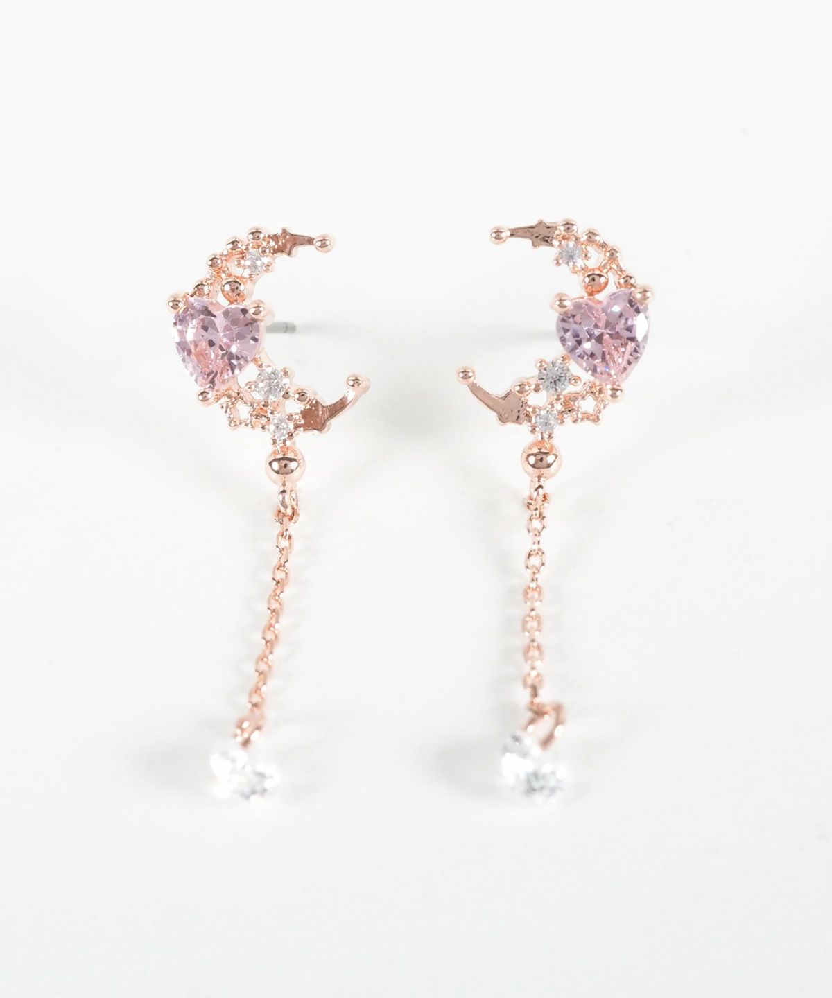 ルナハートチェーンピアス【Stella Aura】