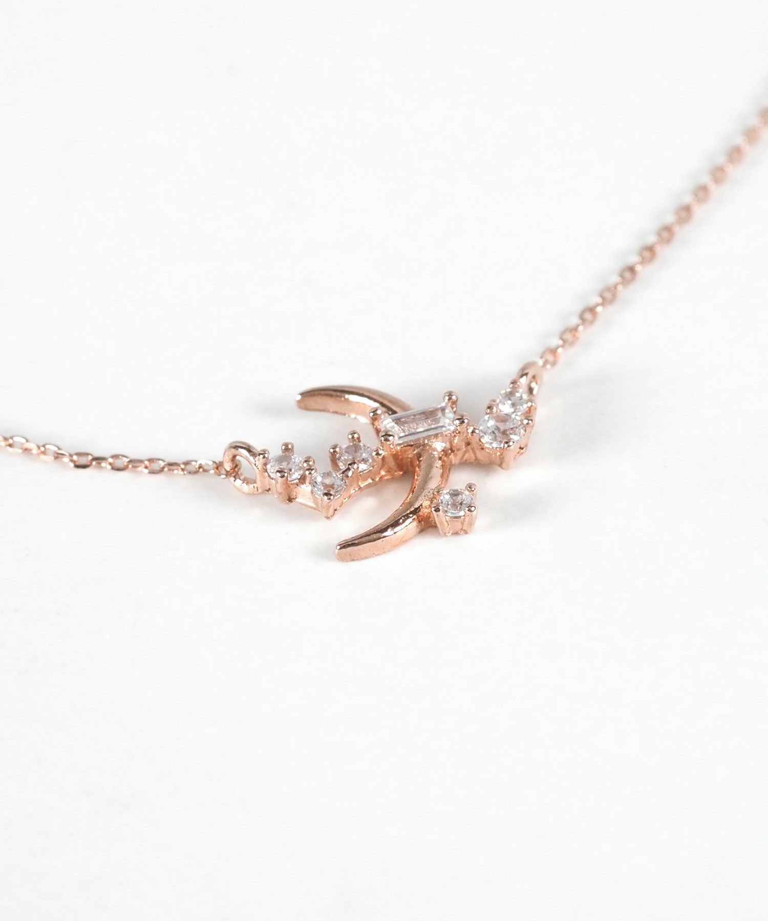 キュービックムーンネックレス【Stella Aura】